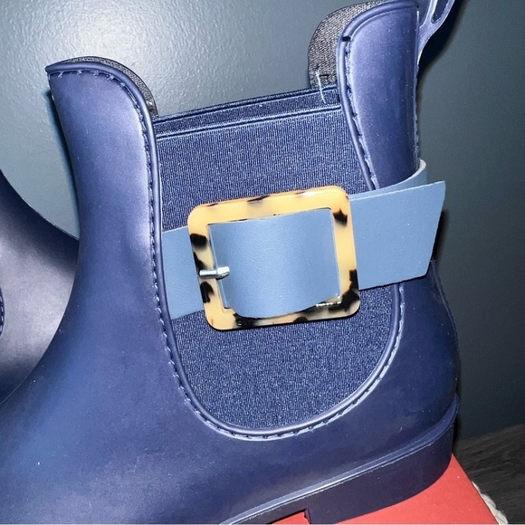 Henry Ferrera Clarity Navy Rainboots - Picture 2 of 11